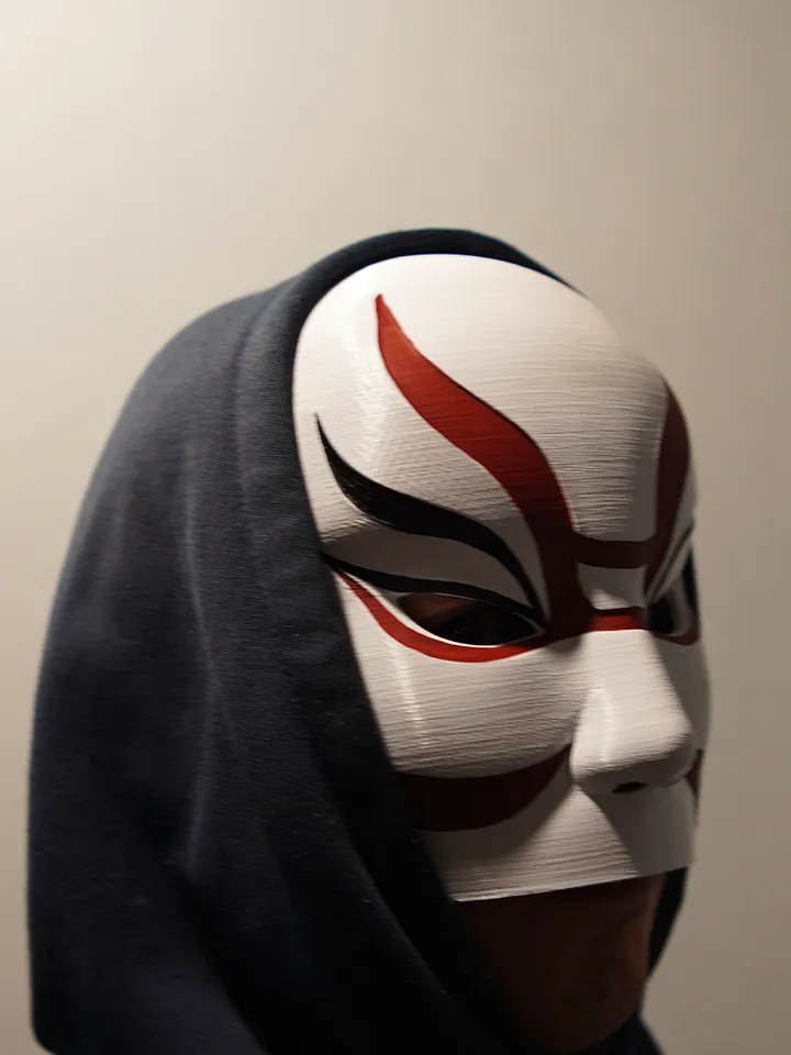 Yokai Villain Mask from the Big Hero 6 cartoon Big Hero Yokai mask