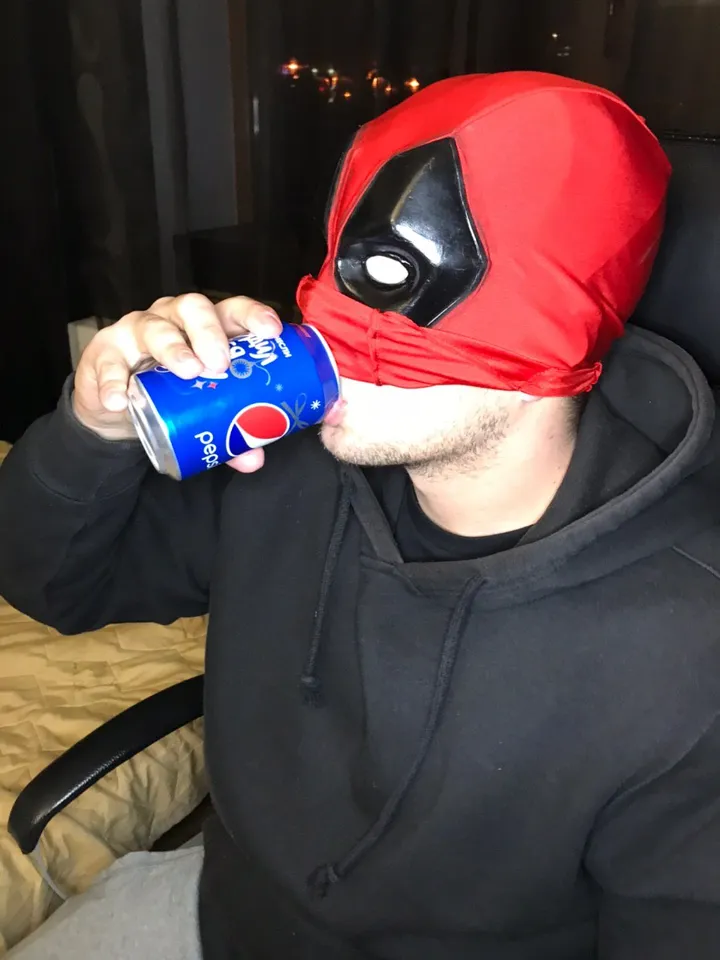 Deadpool Half shell mask cosplay marvel (movie version)