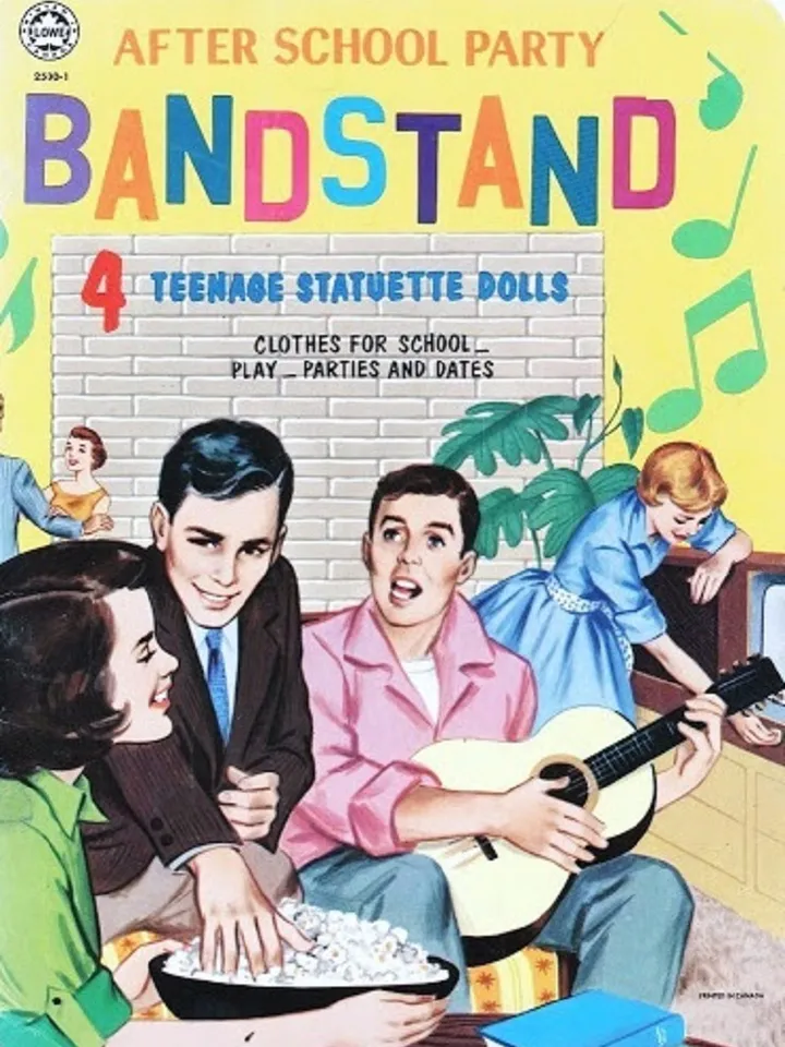 4 Paper Dolls School Party Digital Download PDF