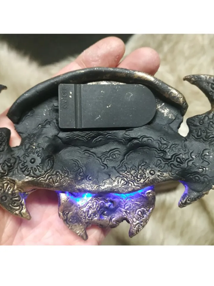 Belt buckle - Warhammer cosplay accessory - cosplay armor - Made to order - LED