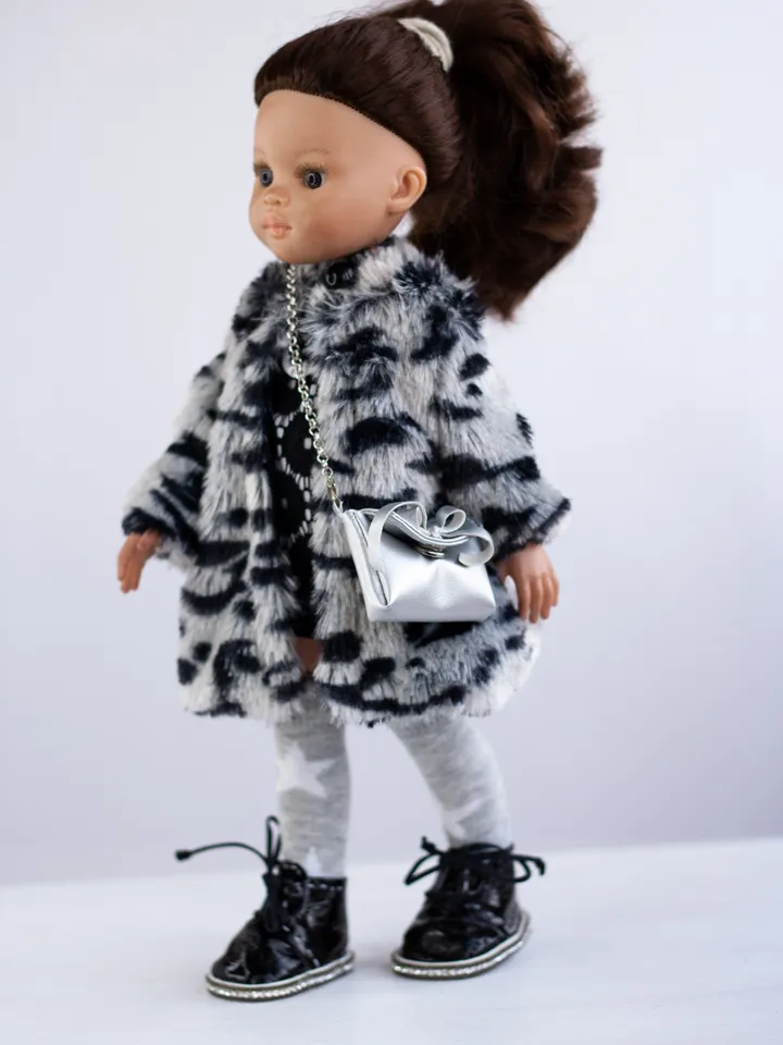Little Darling Dianna Effner set of clothes, 13 inch doll dress, coat, shoes, underwear, bag, Paola Reina clothes, Dolls