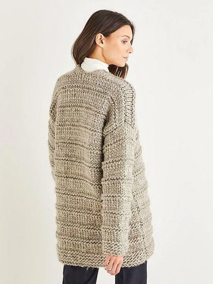 Cardigan knitting pattern, long cardigan, easy pattern cardigan pdf instant download