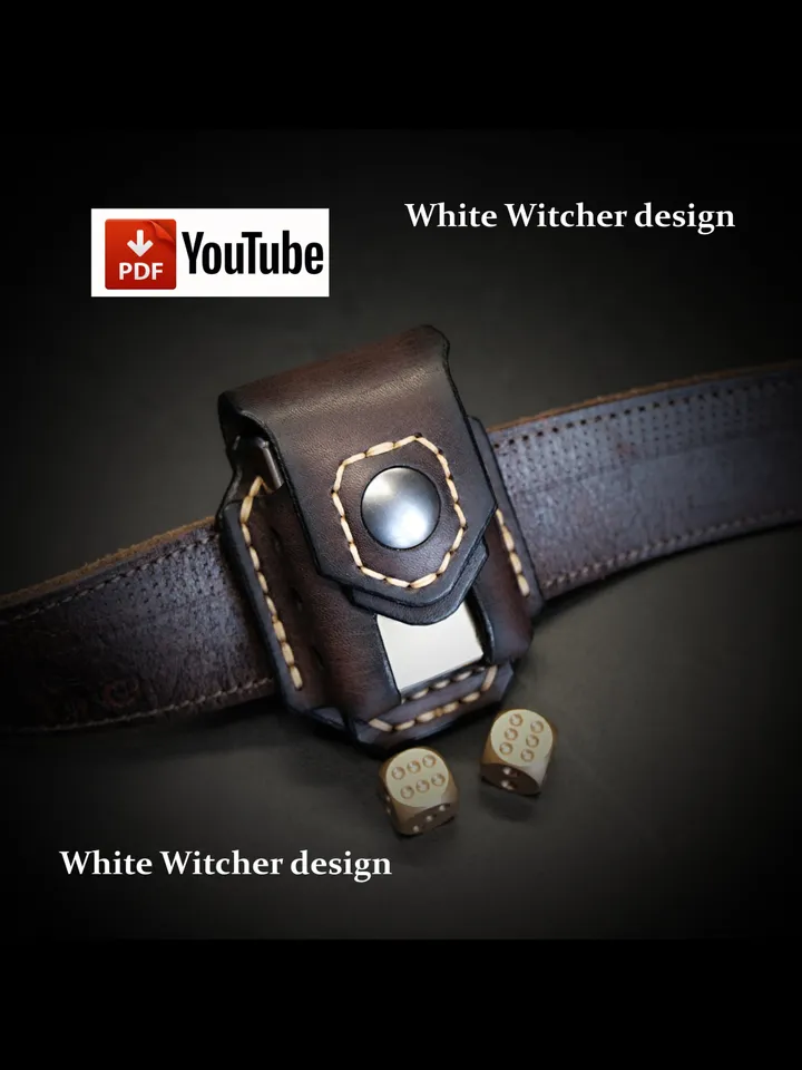 Zippo belt Case "ZEUS"- leather pattern PDF. EDC42