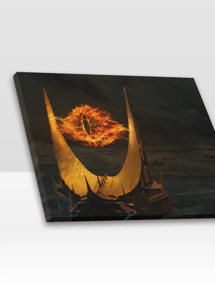 Eye of Sauron Lord of the Rings Frame Canvas Print