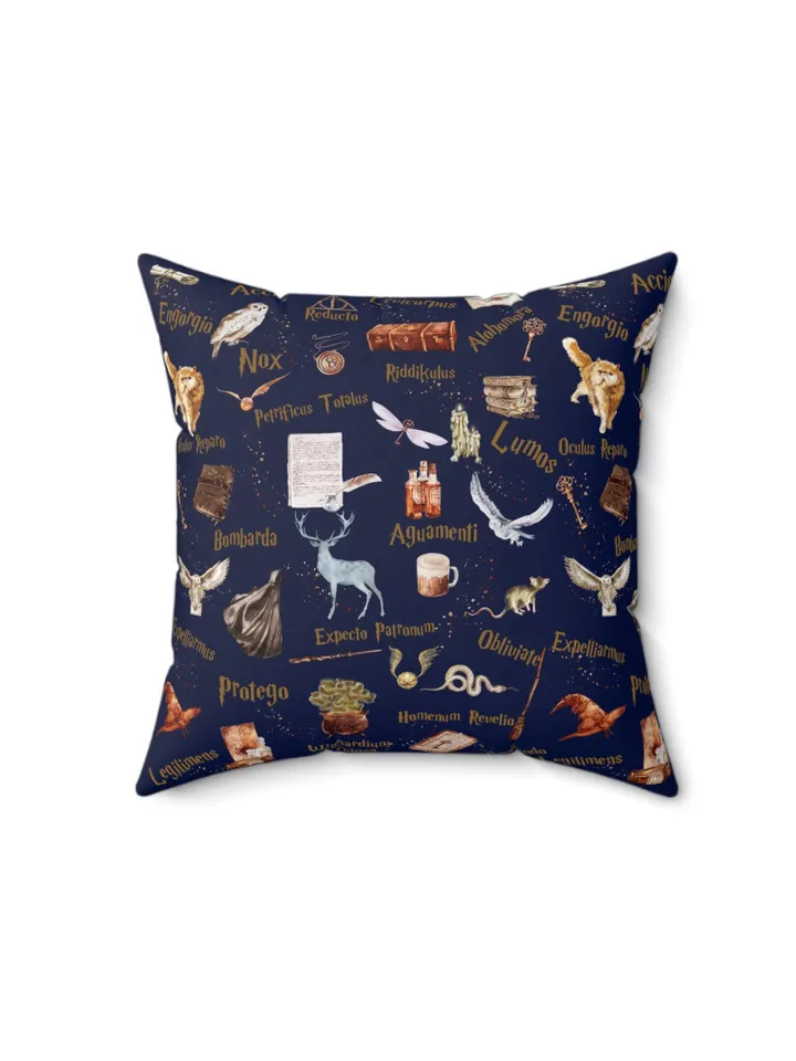 Wizarding World Baby Pillow; Magic School Pillow Owl Key Magic World Custom Wizard Pillow Gift for Baby Magic School Pillow WBB12