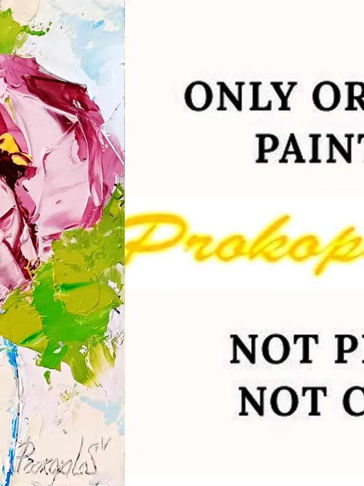 Peonies painting Flowers original oil painting Small Original art Peony wall art Pink peonies artwork Floral New home gifts 7x5 in