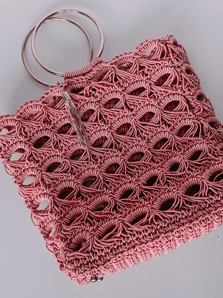 Crochet mesh bag, net avoska bag, market vegan bag, woven bag, eco friendly bag, macrame purse, zero waist
