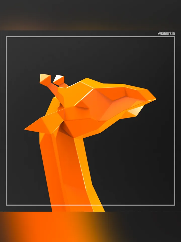 Welding Project Plans Drawings Giraffe (DXF, PDF)