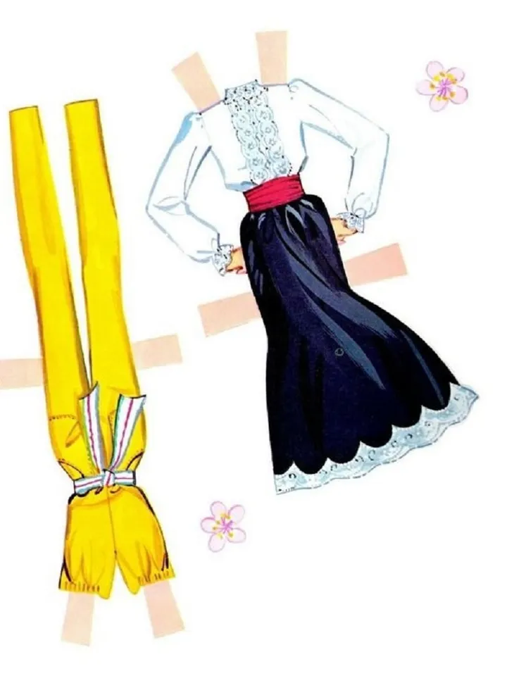 Paper Doll Barbie Digital Download PDF