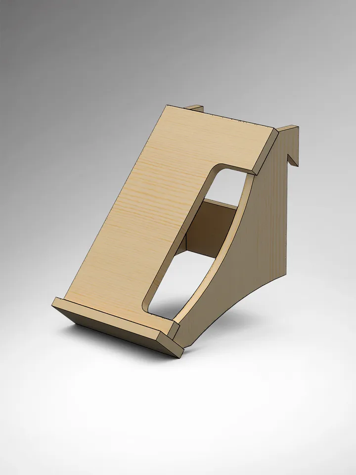 Circular Saw holder Plans (PDF, SVG, DXF) for Workshop – DIY French Cleat Storage System.