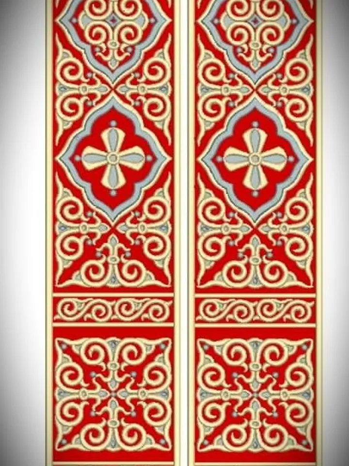 Ornaments (construction kit) designs for embroidery