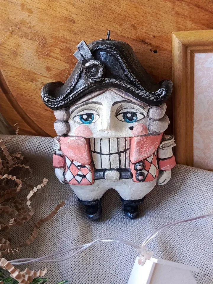 Papier mache sculptures.