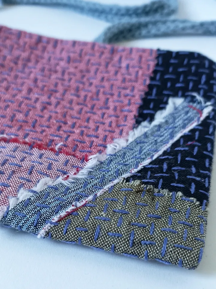 Boro embroidery case