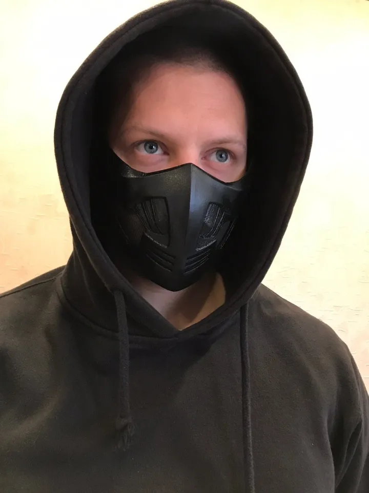 Scorpion mask from Mortal Kombat X