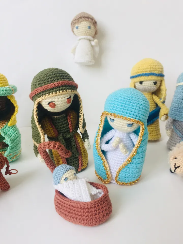 Crochet Pattern Christmas Nativity 3pcs
