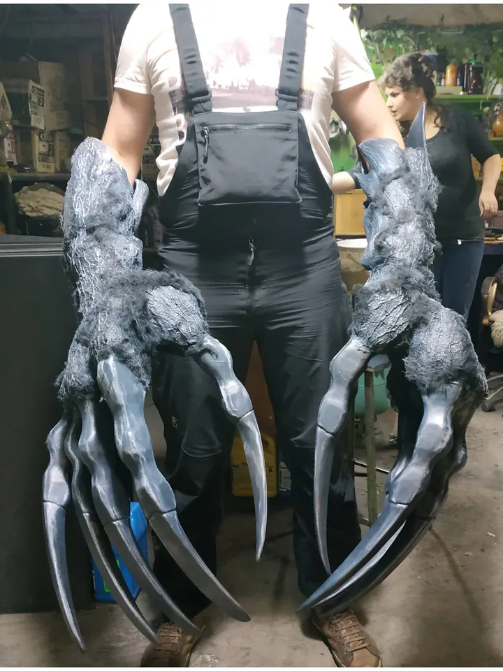 Witcher cosplay - larp weapon - giant monster paws - troll claws - movie props - custom commissions - made to order
