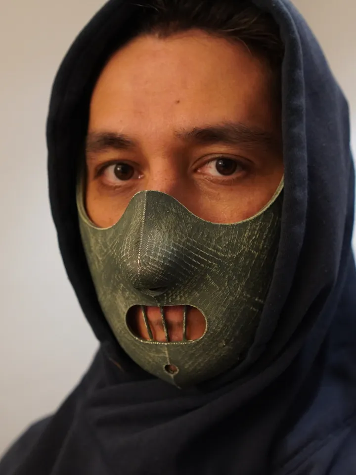 Hannibal Lecter Mask Green from The Silence of the Lambs Hannibal Lecter mask