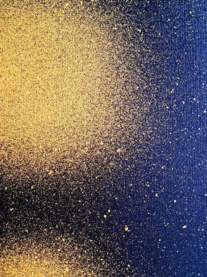 Interior oil painting "Four suns" painting with gold