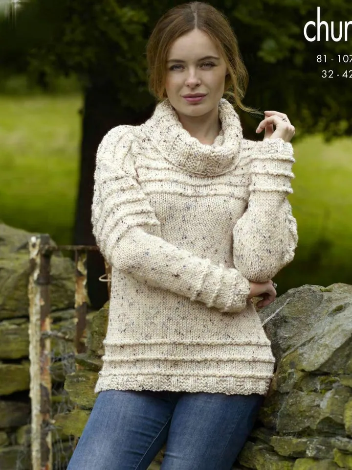Sweater knitting pattern aran chunky sweater long sweater cardigan women pattern pdf instant download