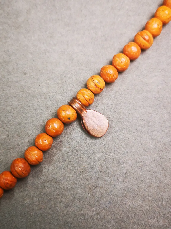 Gandhanra Handmade Tibetan Buddhist Mala Counter Clip,Bum Counter Clip for Prayer Beads,Mala Accessories