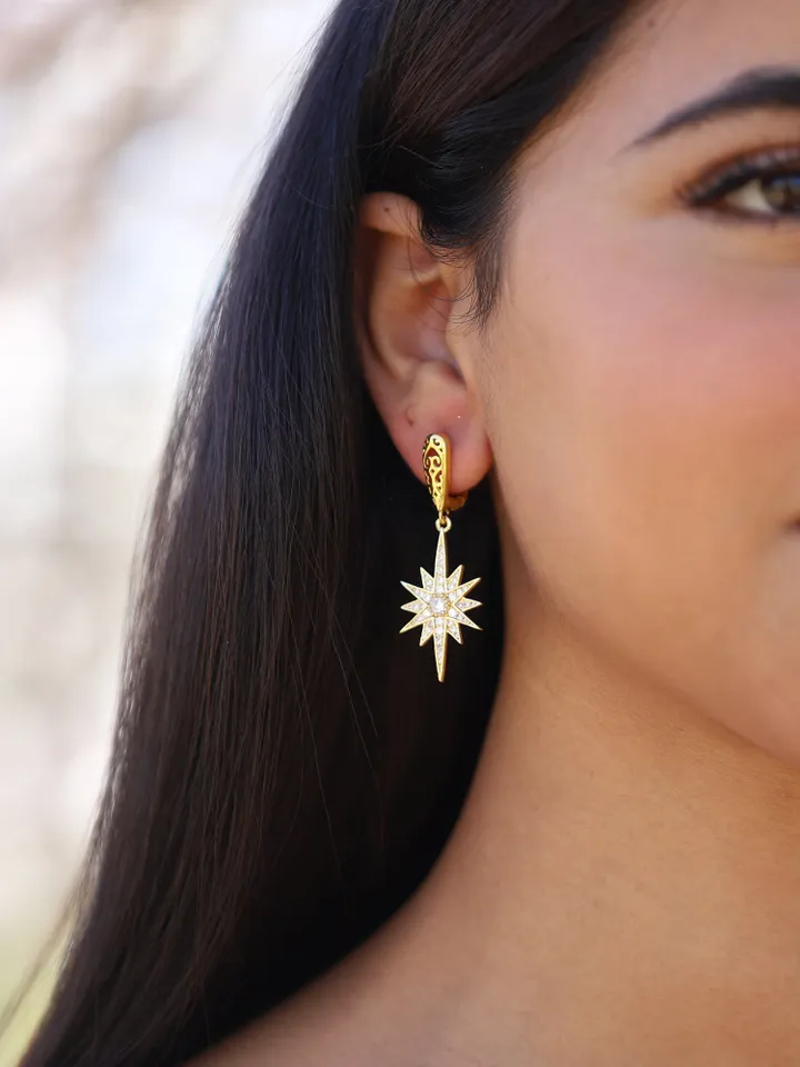Boho Wedding Earrings, Celestial Wedding Earrings, Starburst Earrings, Gold Star Earrings, Sun earrings, Boho Statement Bridal Earrings,
