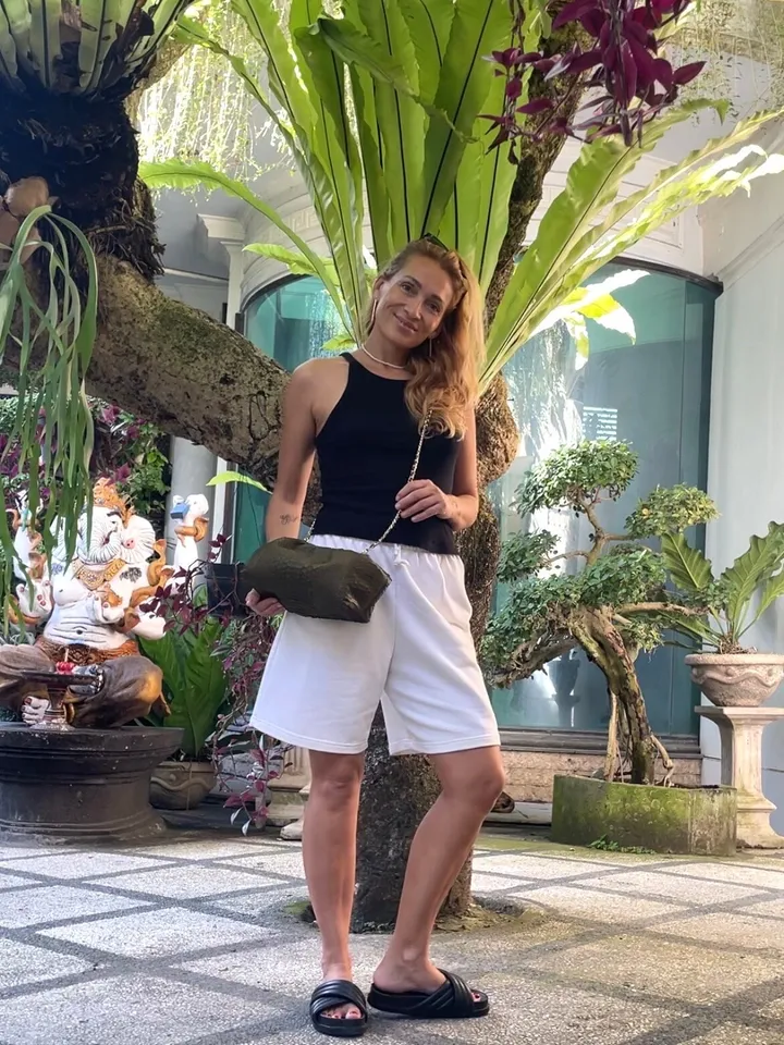 Genuine python skin khaki pouch bag | exotic leather bags | small size soft clutch | green designer bag | gift for her | classy purse