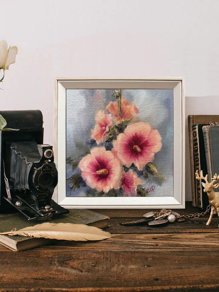 Flowers Original Painting Floral Oil Wall Art
