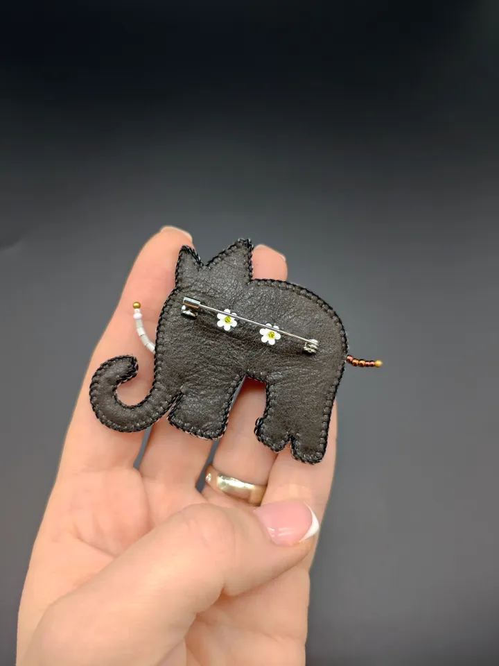 Elephant Brooch