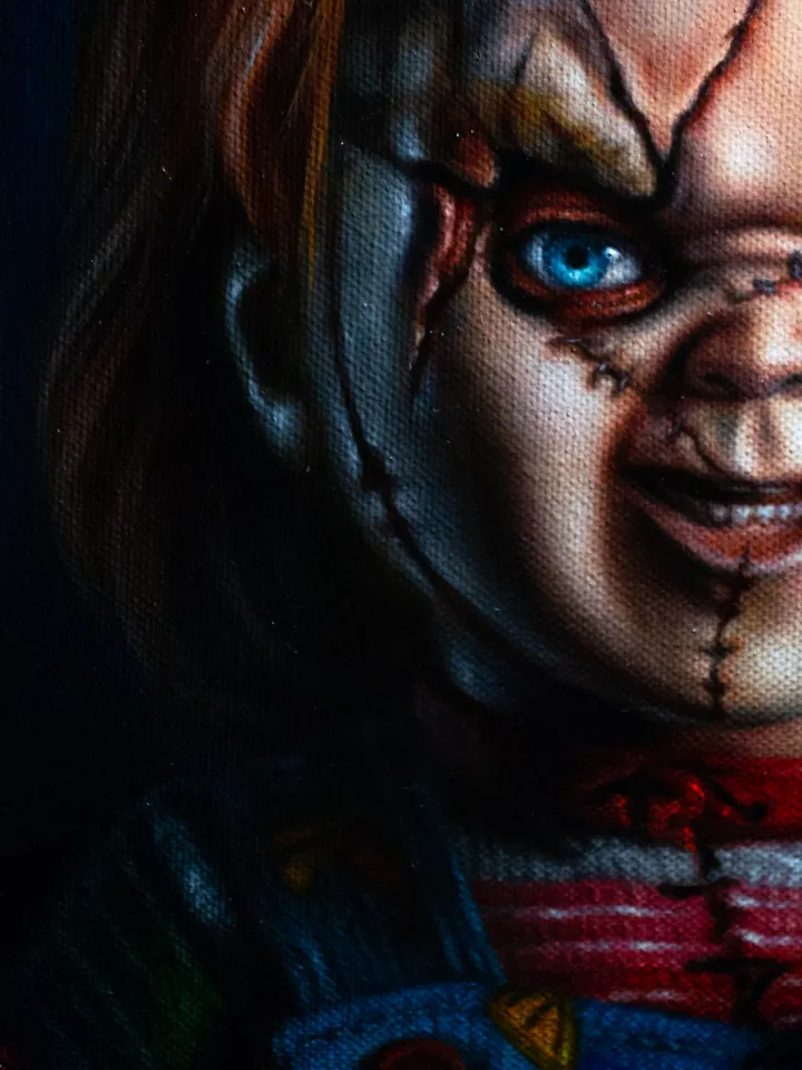 Original oil painting Chucky Child's Play