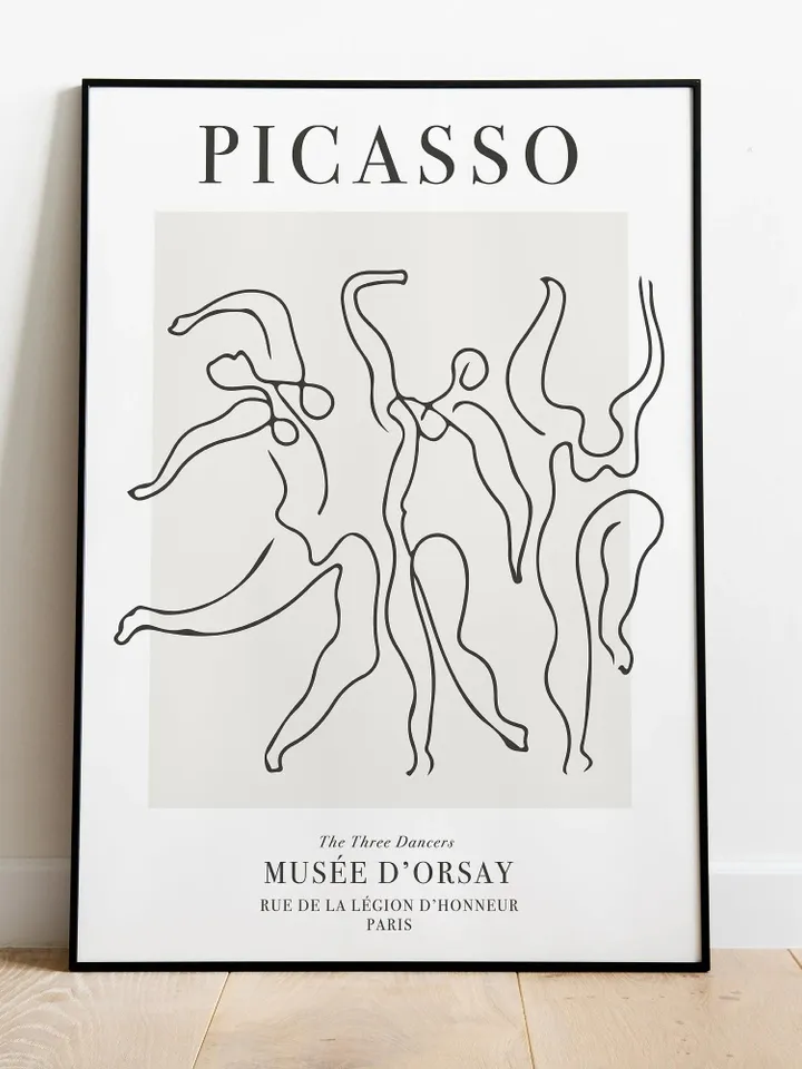 1000+ Picasso Exhibition Wall Art Bundle, Neutral Beige Abstract Vintage Minimalist Gift Idea, Famous Artist Print, Gallery Wall Home Decor