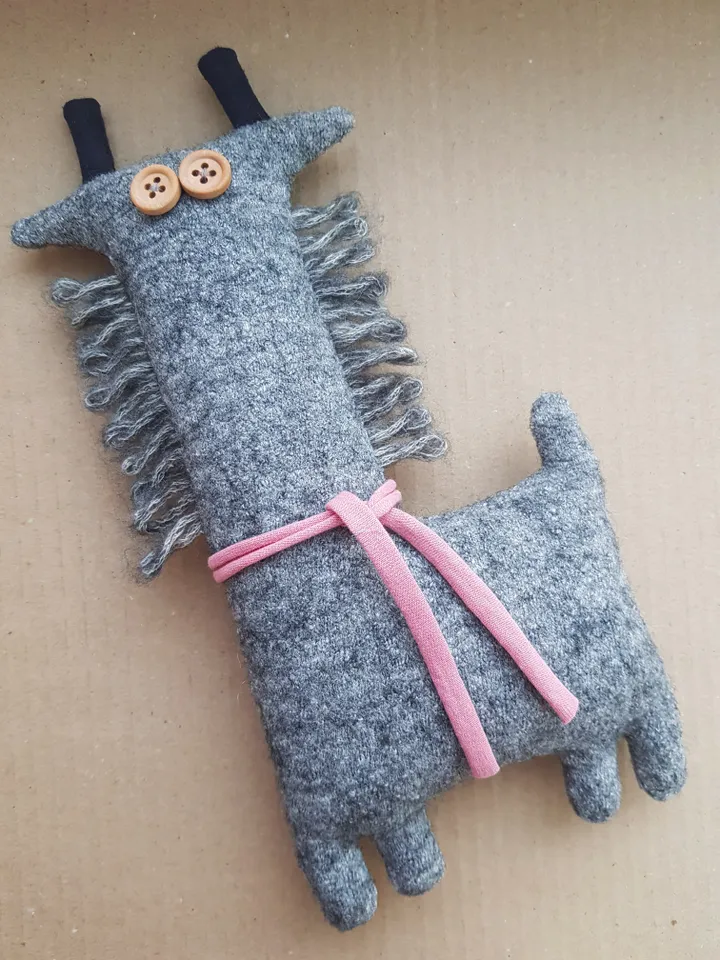 stuffed sheep sewing pattern PDF digital tutorial in English, stuffed animal sewing diy