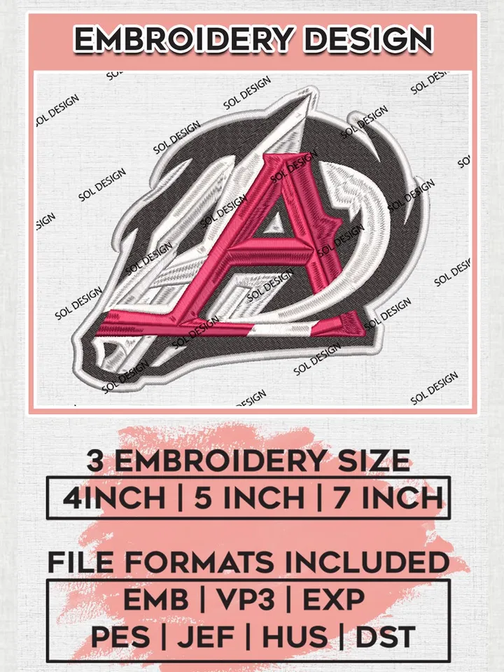 MiLB Arkansas Travelers Embroidery Design Files, MiLB Arkansas Travelers Logo, Minor League Baseball Logo Embroidery Designs, MiLB embroidery designs, Machine embroidery designs, Digital Download