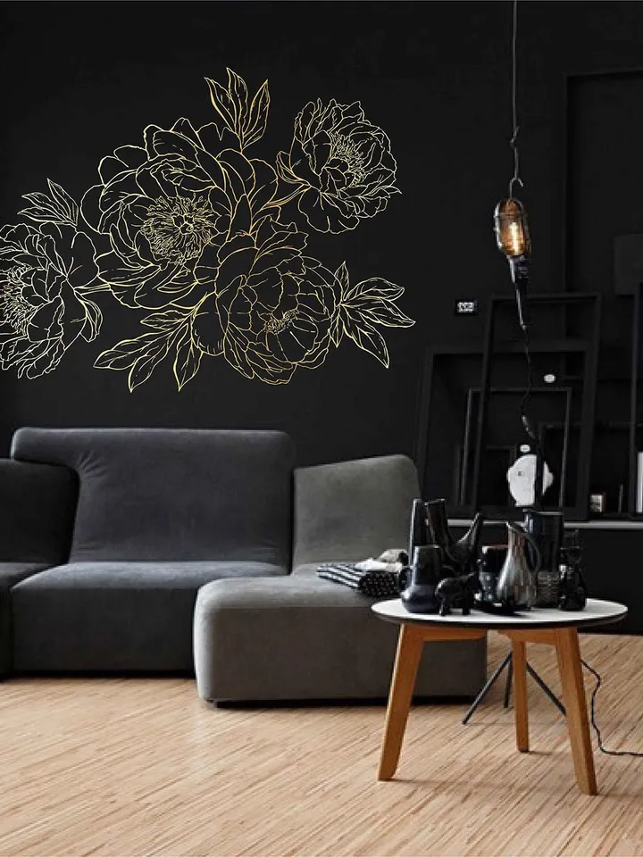 Peonies Wall Decal ik3524
