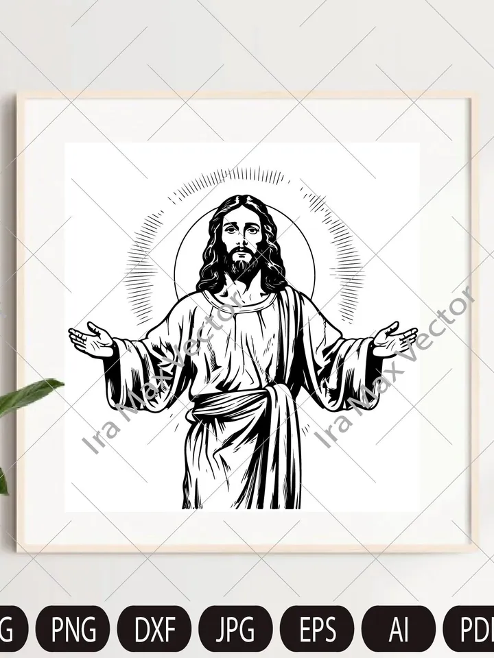 Jesus SVG, Jesus svg, Christian SVG image, Christian SVG, faith svg, Bible svg, God svg, scripture svg, cross svg, jesus cut files
