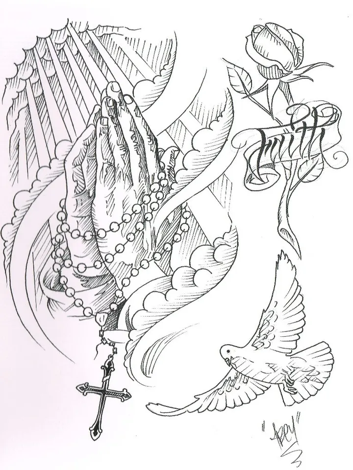 Abey Alvarez - Religious References and Sketches Book 1