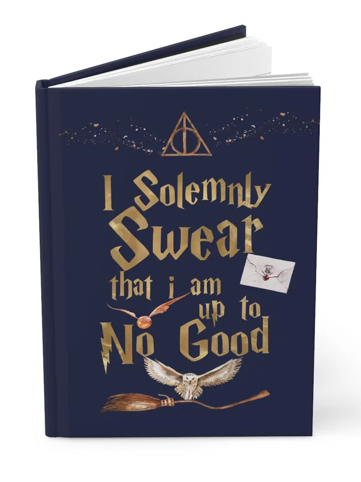 Wizarding World Hardcover Journal, Magic Notebook, Spell Book, Fantasy Diary, Gift, Magic gift Matte Journal