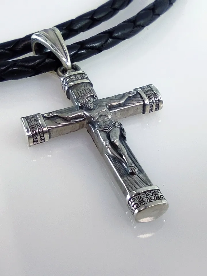 Beautiful cross with a crucifix