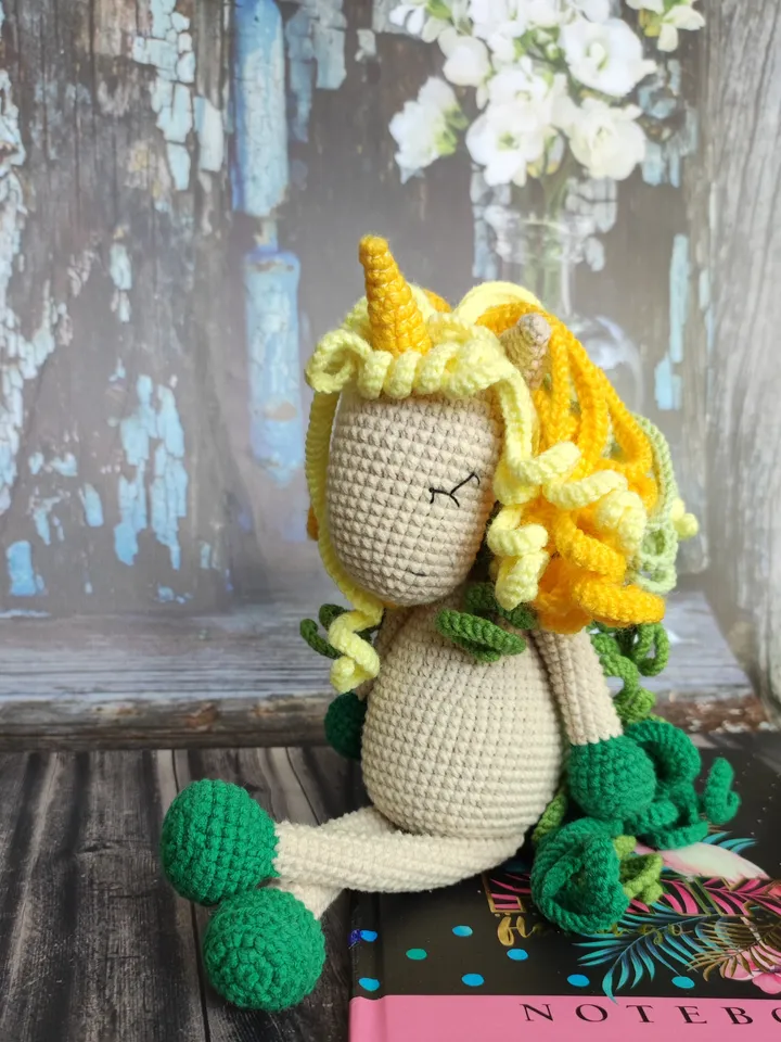 Unicorn toy Handmade amigurumi