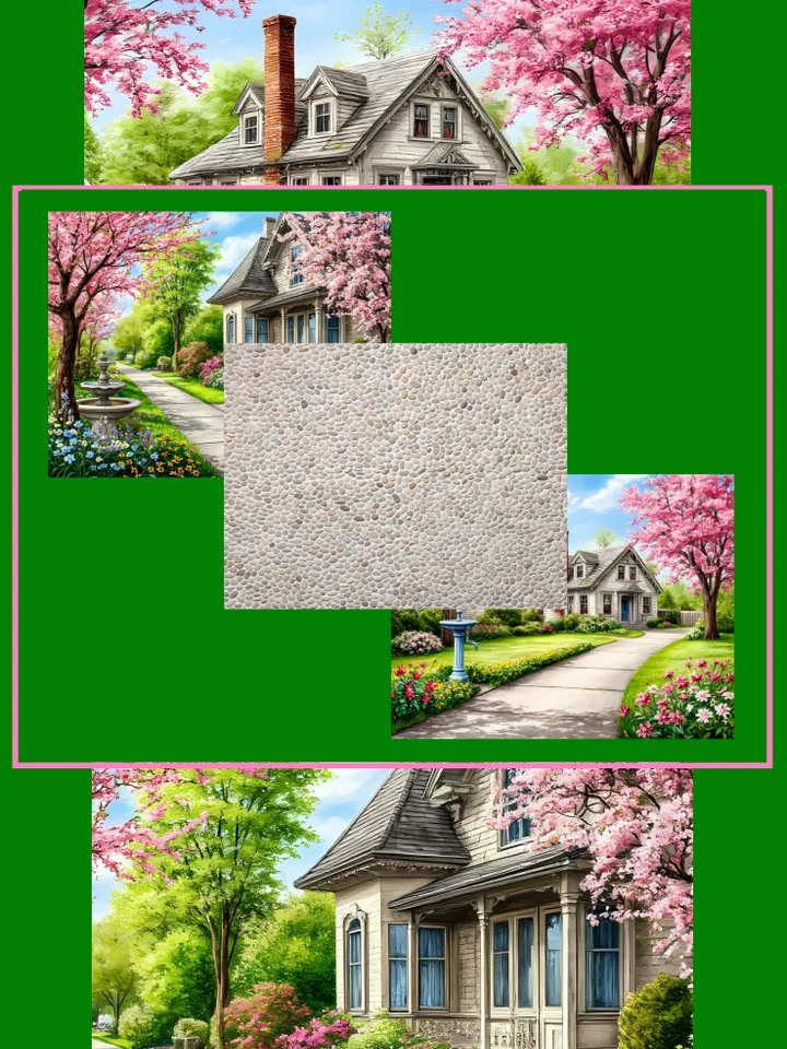 Photophone for a doll's room. 1:12. Digetl.Photo background with the image of nature.