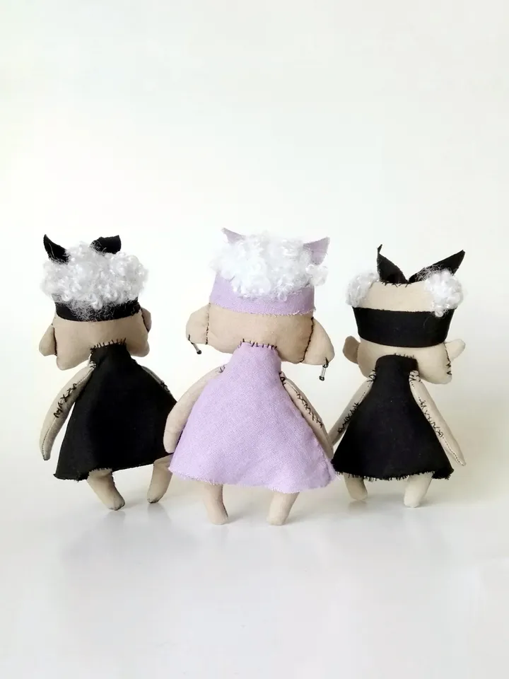 Handmade Voodoo Dolls - Small, Quirky, Unique, and a Little Creepy - Perfect for Collectors of the Unusual and Eccentric. FREE SHIPPING!