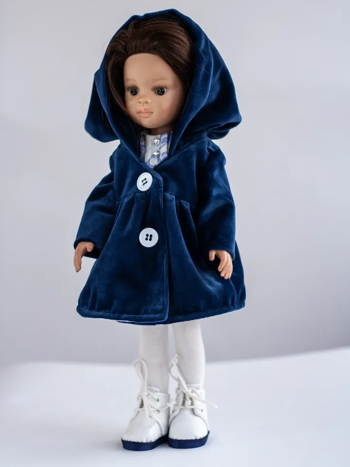 Dianna Effner Little Darling clothes, Paola Reina doll clothes, 13 inch doll clothes, Doll coat, dress, shoes, underwear