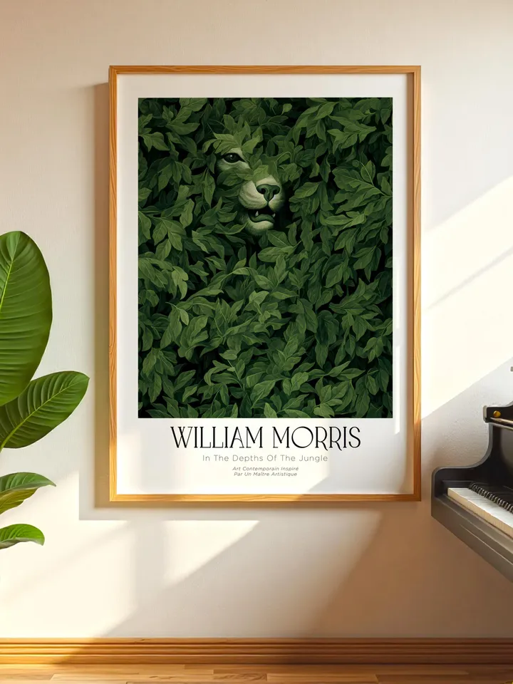 William Morris Wall Art, Vintage Botanical Print, Floral Poster Arts Decor, Digital Download, William Morris Print Digital Download AA4