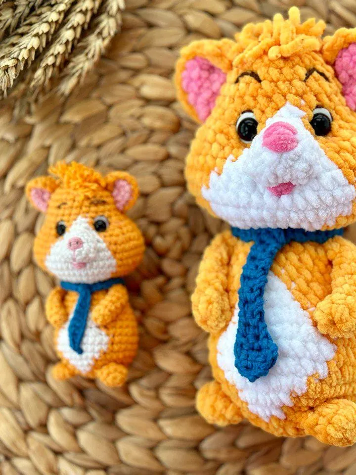 Crochet pattern hamster - Amigurumi pattern pet toy - Pdf English tutorial