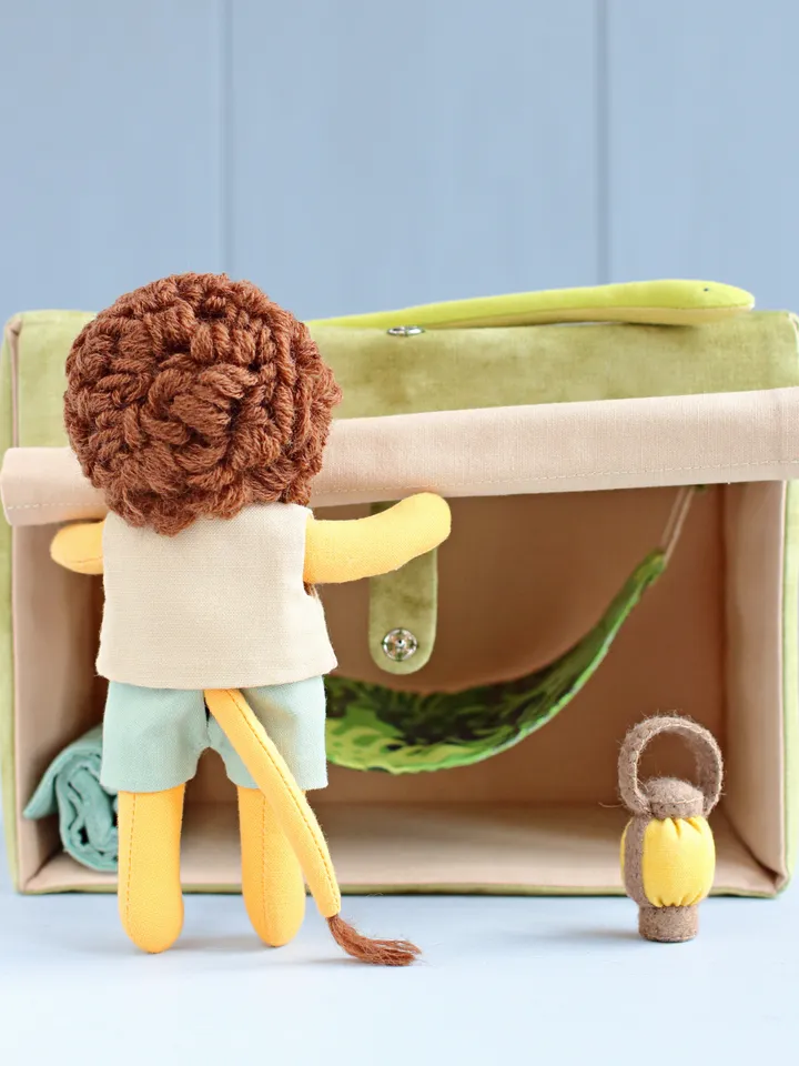 3 PDF Mini Monkey, Lion and Safari Tent Sewing Patterns Bundle