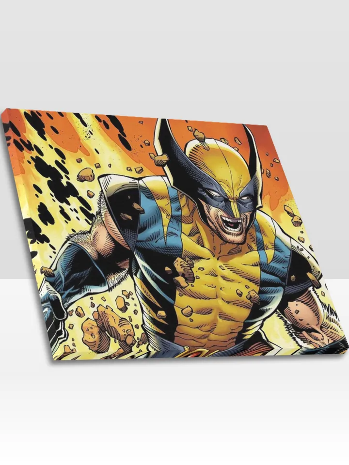 Wolverine Frame Canvas Print, Wall Art Home Decor