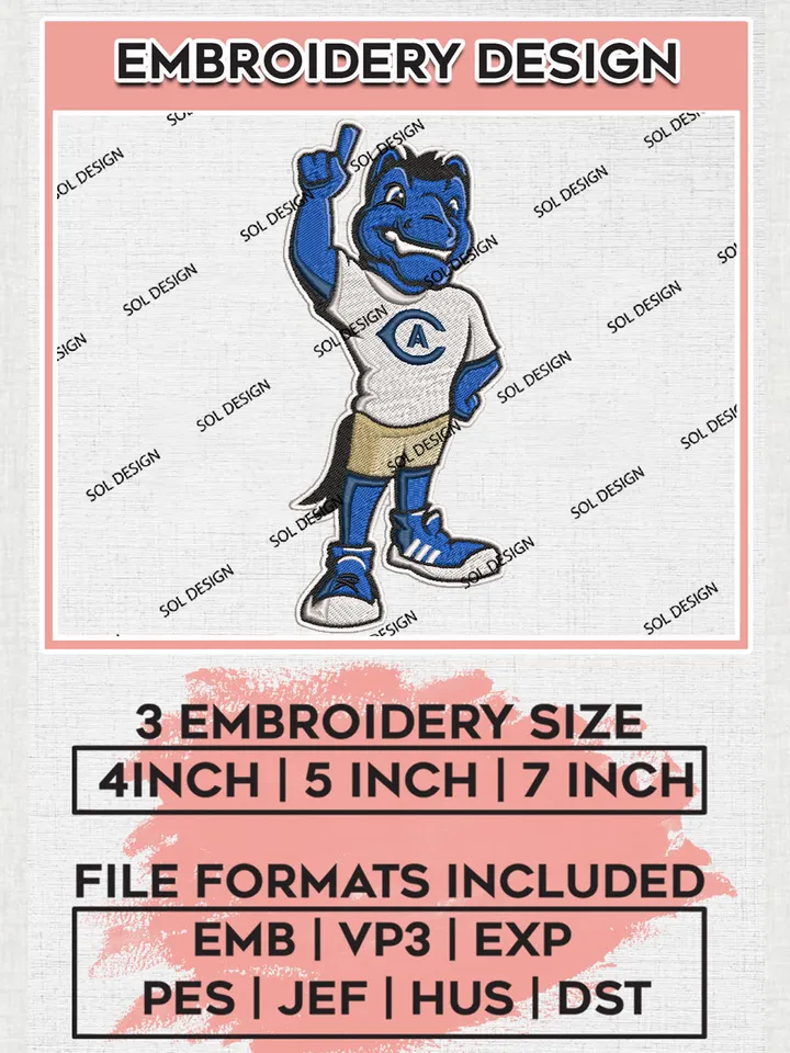 UC Davis Aggies College Team Mascot Logo Embroidery Design Files, NCAA UC Davis Aggies Machine Embroidery, NCAA Teams, 3 sizes, NCAA Machine embroidery designs, Digital Download