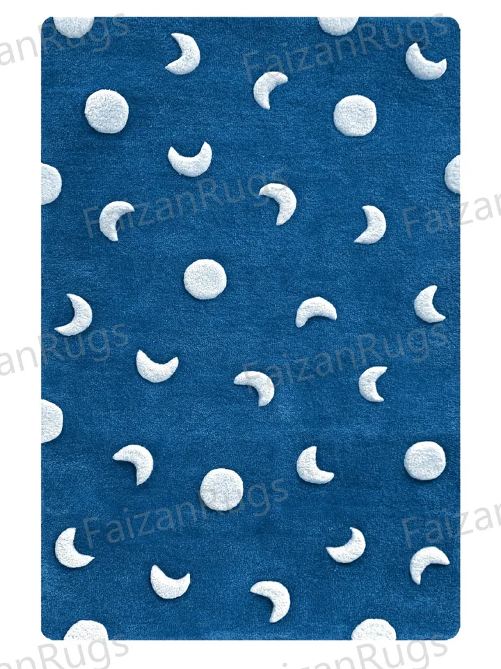 New Hand Tufted Modern Rug High and Low Area Rug Handmade 100% Wool Rug Home Decor Flooring Rug Bedroom Living Dining 6x9 8x10 9x12 10x14