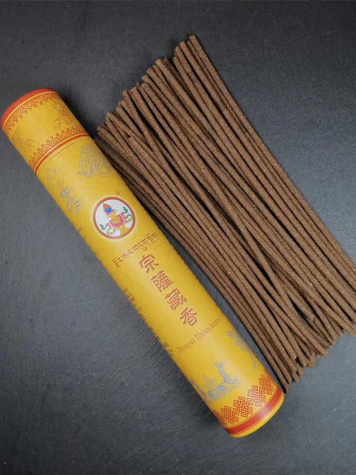 Traditional Tibetan Incense Sticks From Derge Dsongzar Hospital,For Buddha-worship,Purifying,Relaxation and Meditation,45 Sticks