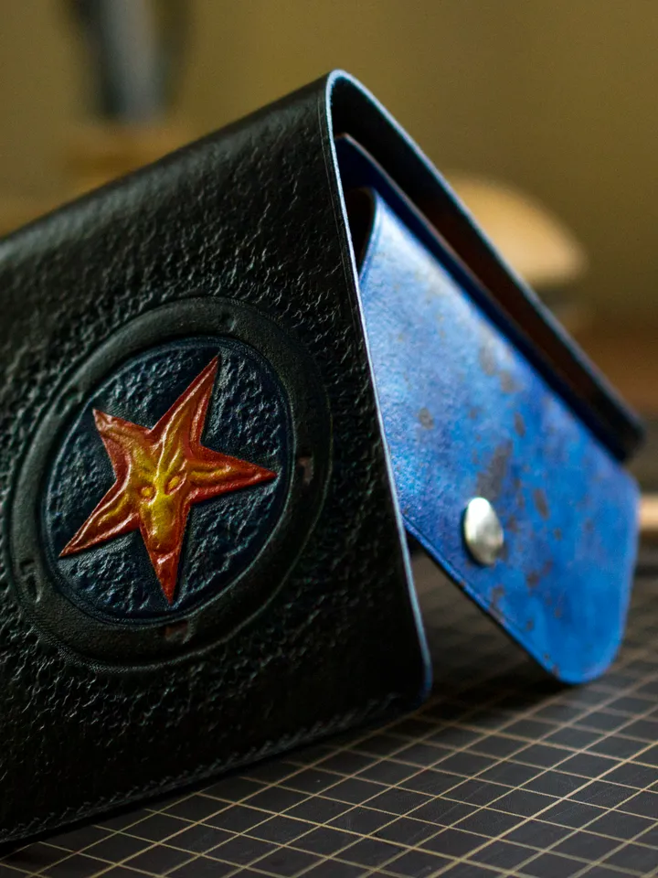 Wallet Genuine brown leather The Exorcist Regan MacNeil original handmade