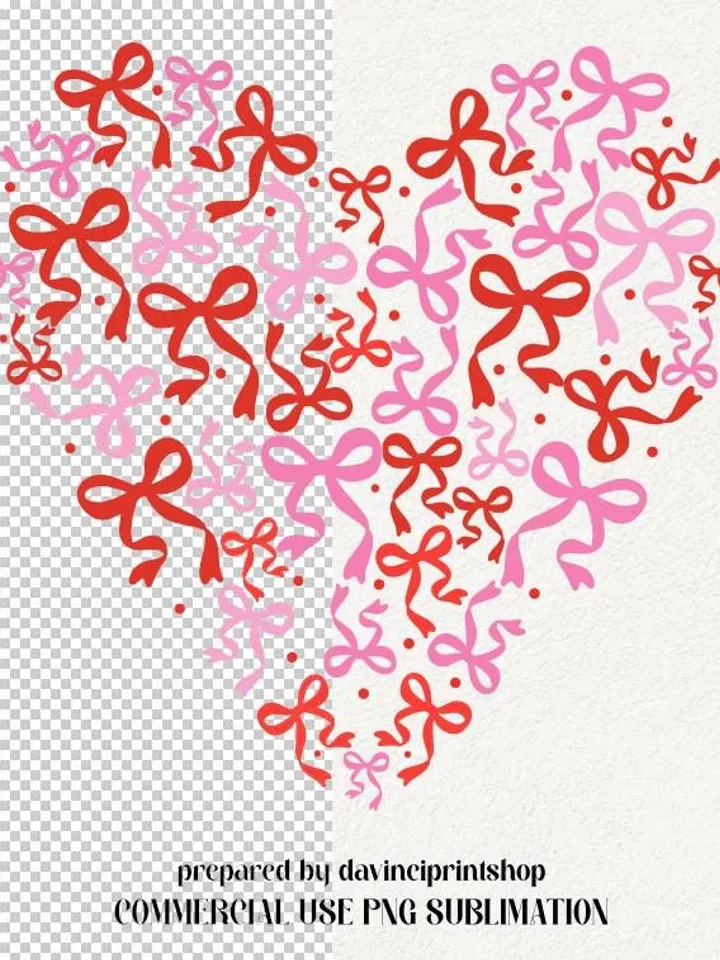 Bow Heart png, Coquette Valentine's Day png, Valentines Shirt png, Cute Valentines png, Heart png, Coquette png, Love png, Sublimation png